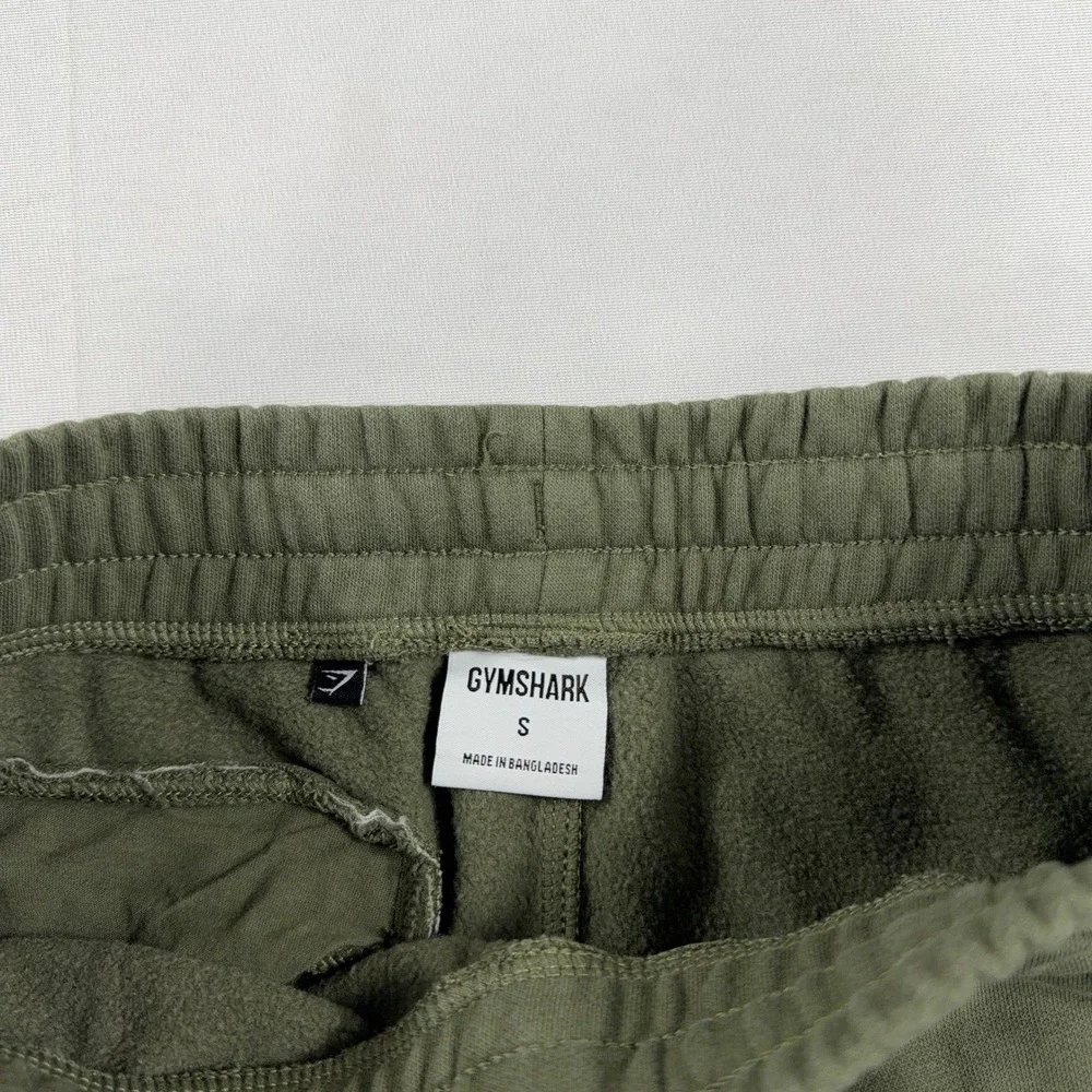 Gymshark Joggers Olive Green Tapered‎ Fleece Sweatpants Mens Small